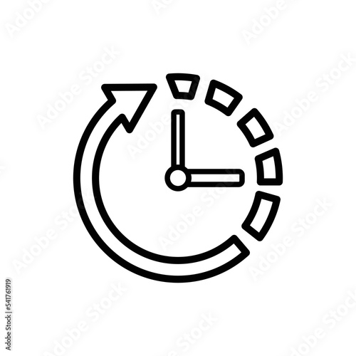 clock icon design vector template