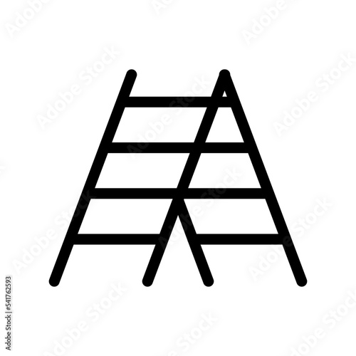 ladder icon in trendy flat design