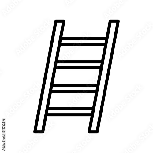 ladder icon in trendy flat design