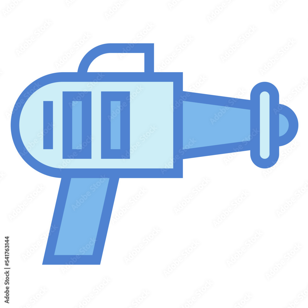 laser gun two tone icon style laser gun two tone icon style