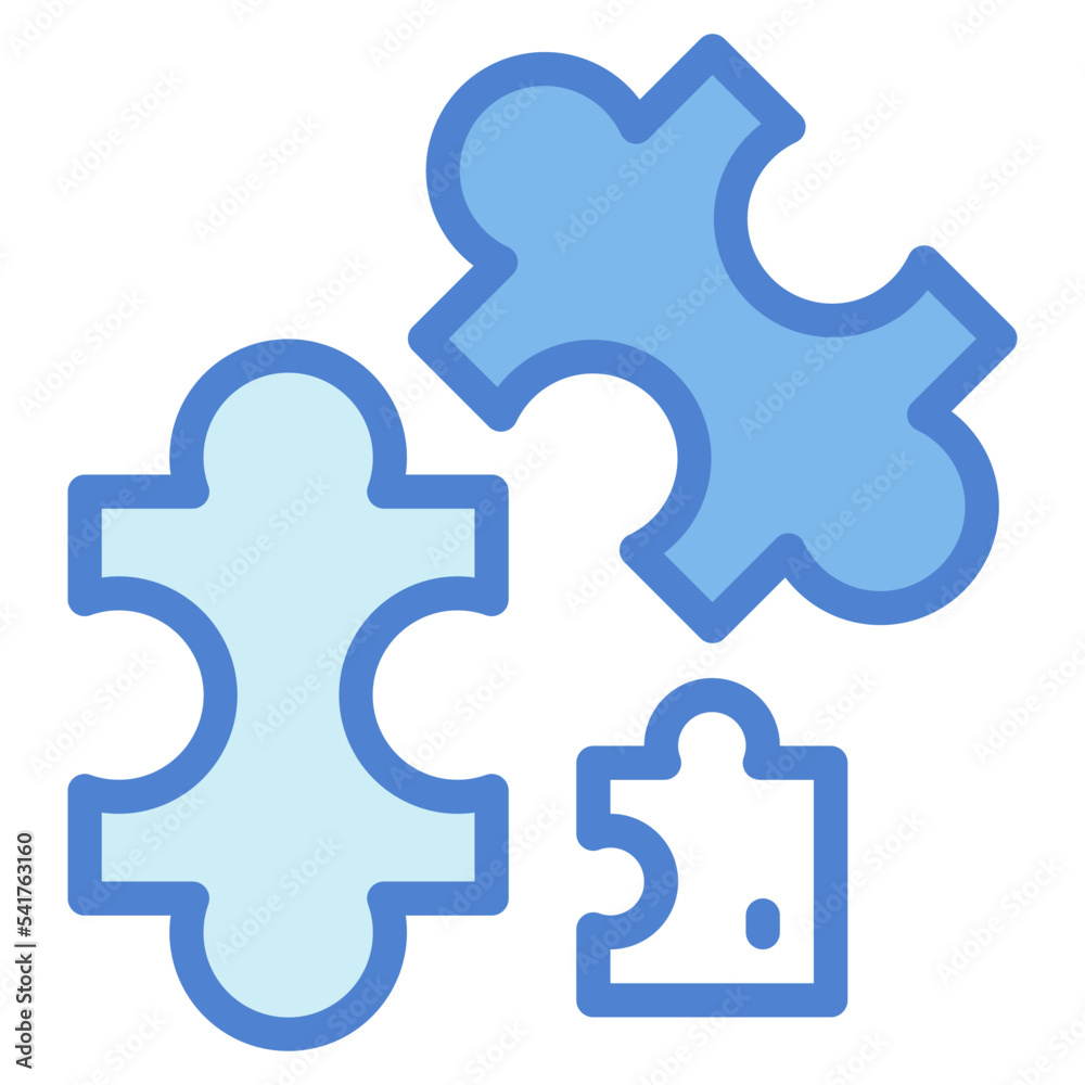 puzzle two tone icon style puzzle two tone icon style