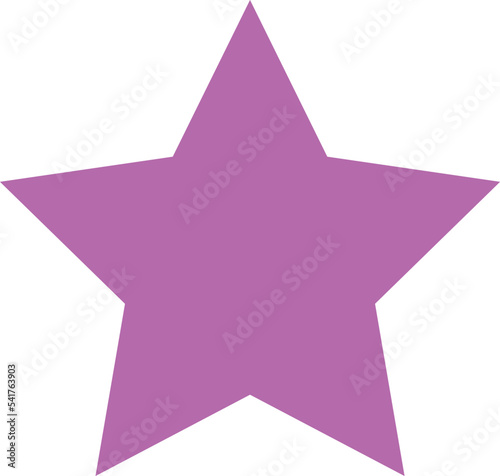 purple star icon  on white (vector)