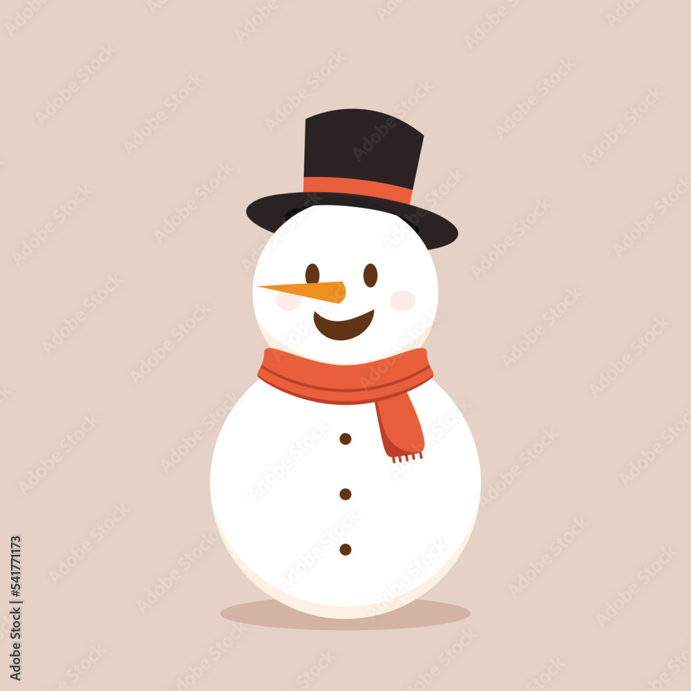 Snowman cartoon vector. Snowman wear a winter theme. Graphic resource about winter and christmas for content , banner, sticker label and greeting card. Snowman cartoon vector. Snowman wear a winter theme. Graphic resource about winter and christmas for content , banner, sticker label and greeting card.