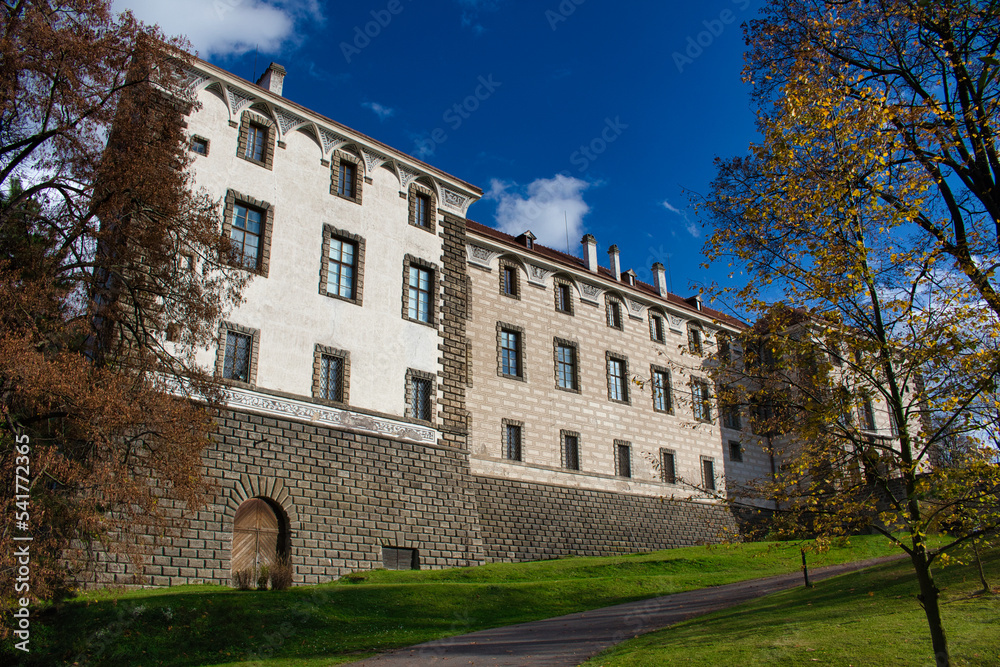he Nelahozeves Chateau, finest Renaissance castle, Czech Republic.