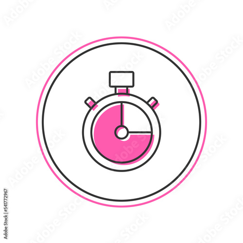Filled outline Stopwatch icon isolated on white background. Time timer sign. Chronometer sign. Vector Free Download Filled outline Stopwatch icon isolated on white background. Time timer sign. Chronometer sign. Vector - GFXLoad