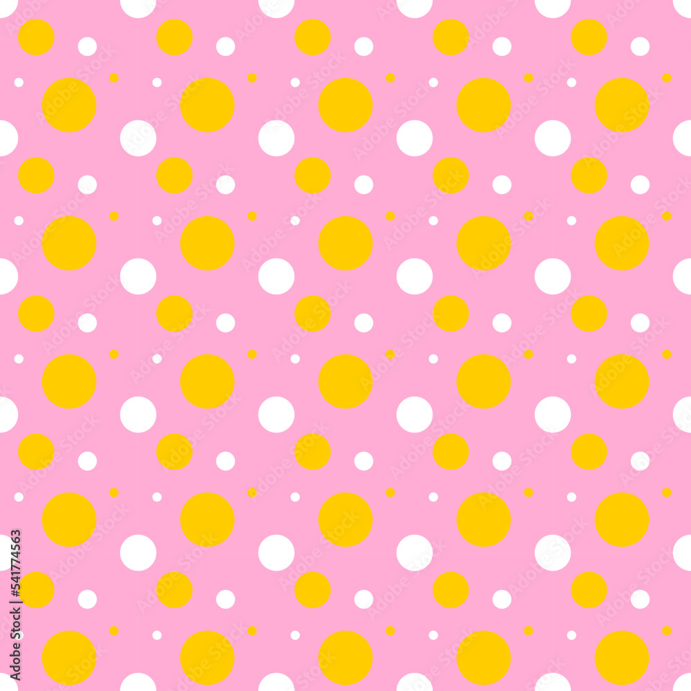 seamless pattern with circles background