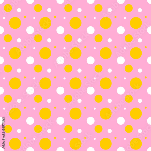 seamless pattern with circles background