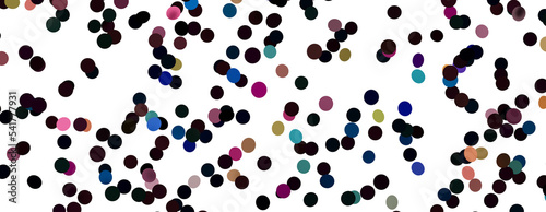 Multicolor confetti abstract background with a lot of falling pieces  isolated