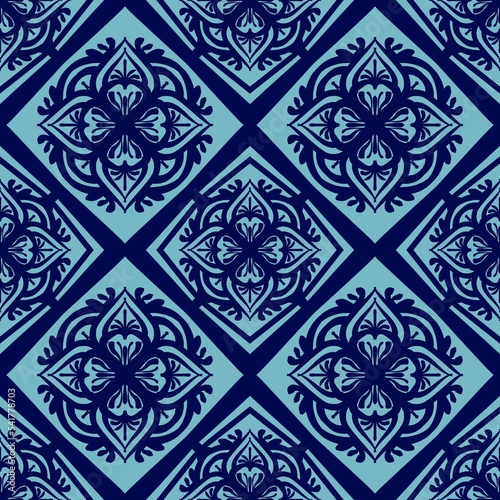 Seamless geometric folklore ornament, Tribal ethnic texture. Seamless striped pattern in Aztec style, Figure tribal embroidery, Scandinavian, Ikat pattern