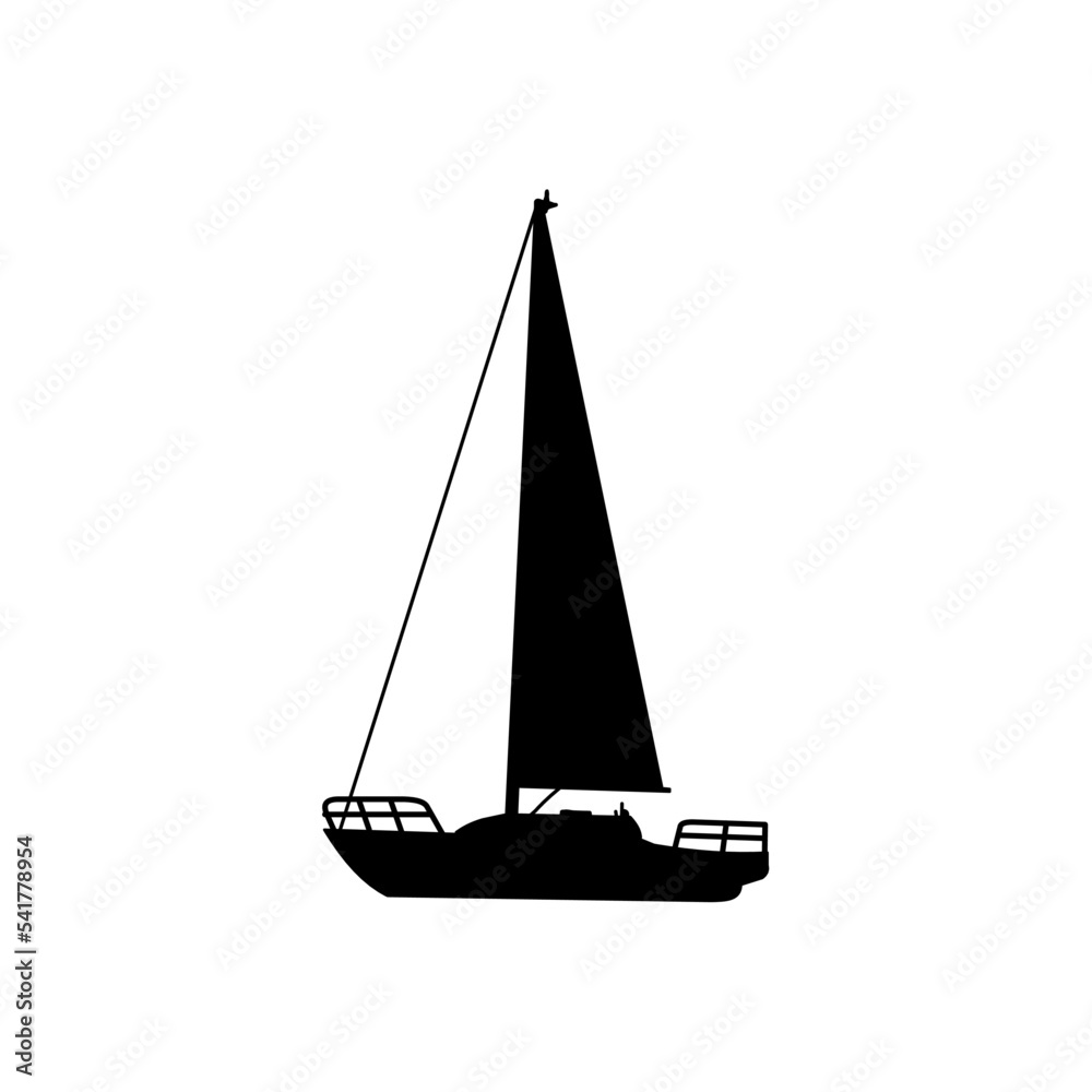 yacht silhouette