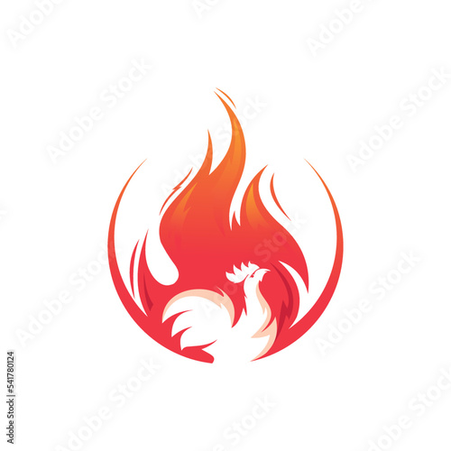 chicken Fire Logo