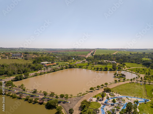 Imagens aéreas da cidade Termas de Ibirá, localizada na região Oeste do Estado de São Paulo, com aguás ricas em vanádio, o que auxilia a saude das pessoas