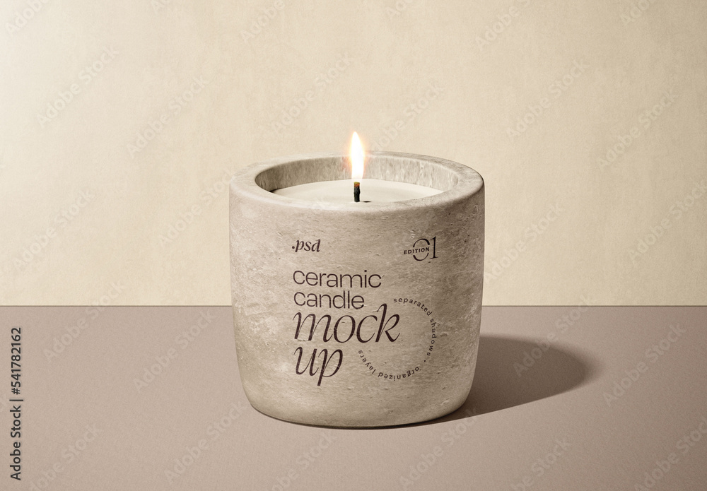 Candle Mockup Stock Template | Adobe Stock