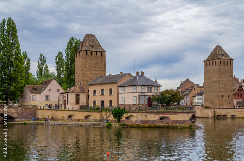 Around Ponts Couverts in Strasbourg