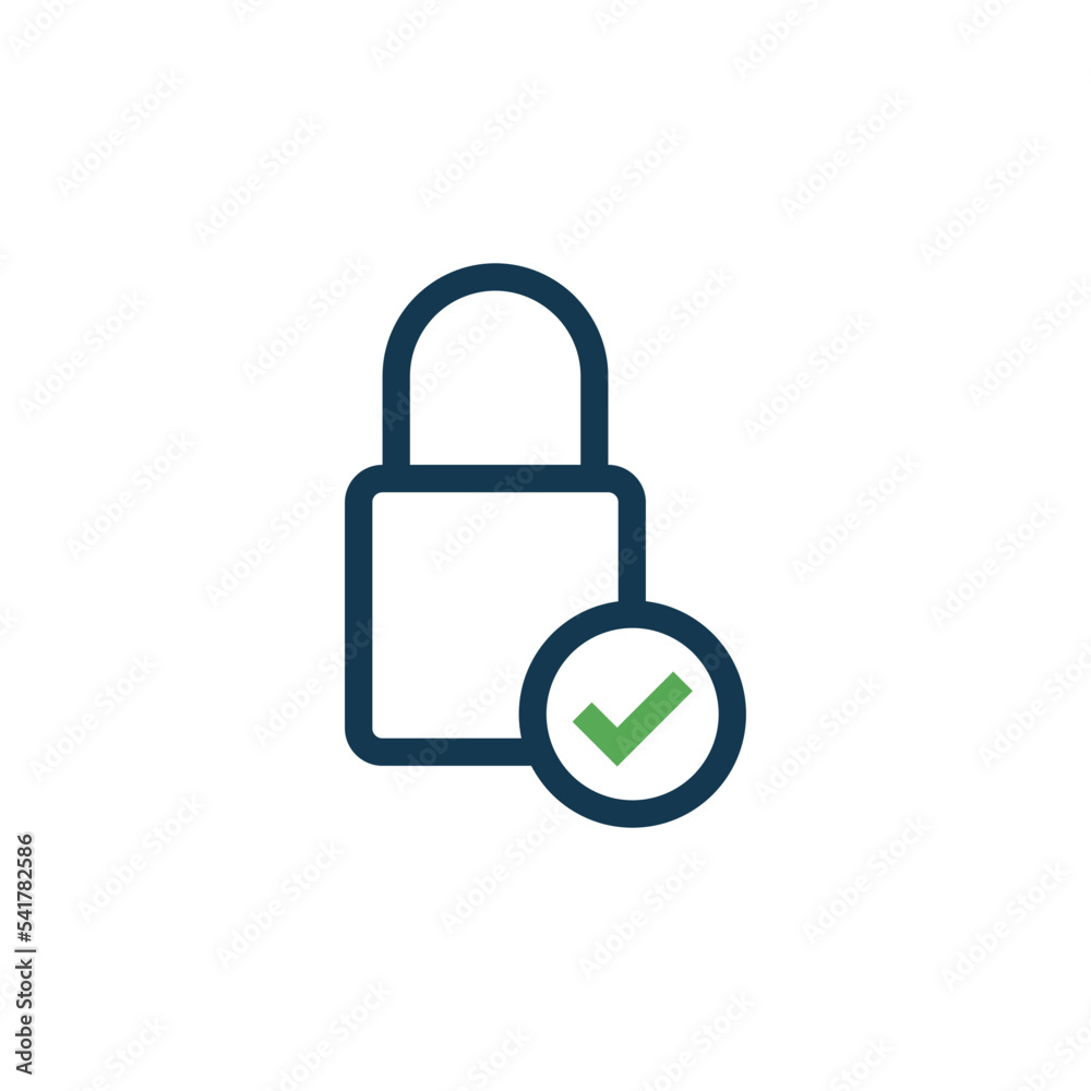 padlock icon vector logo template padlock icon vector logo template
