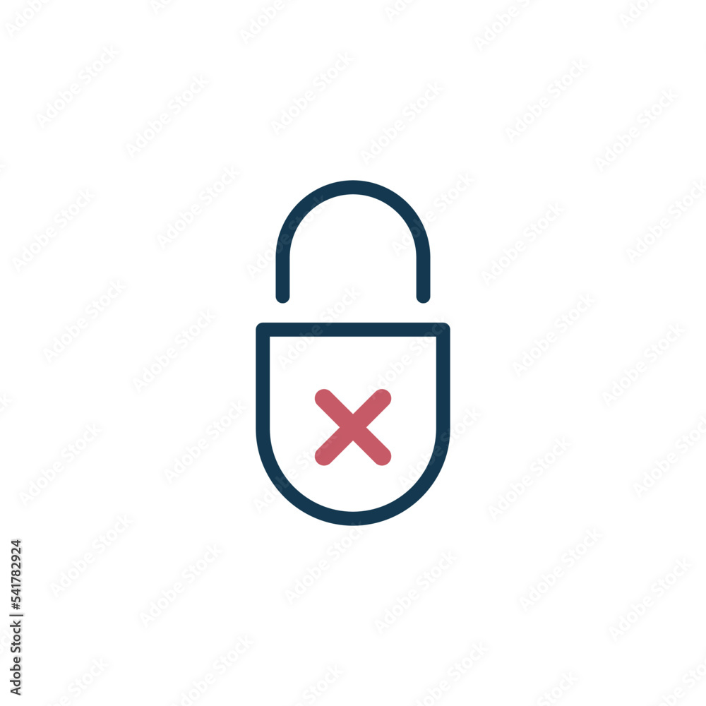 padlock icon vector logo template padlock icon vector logo template