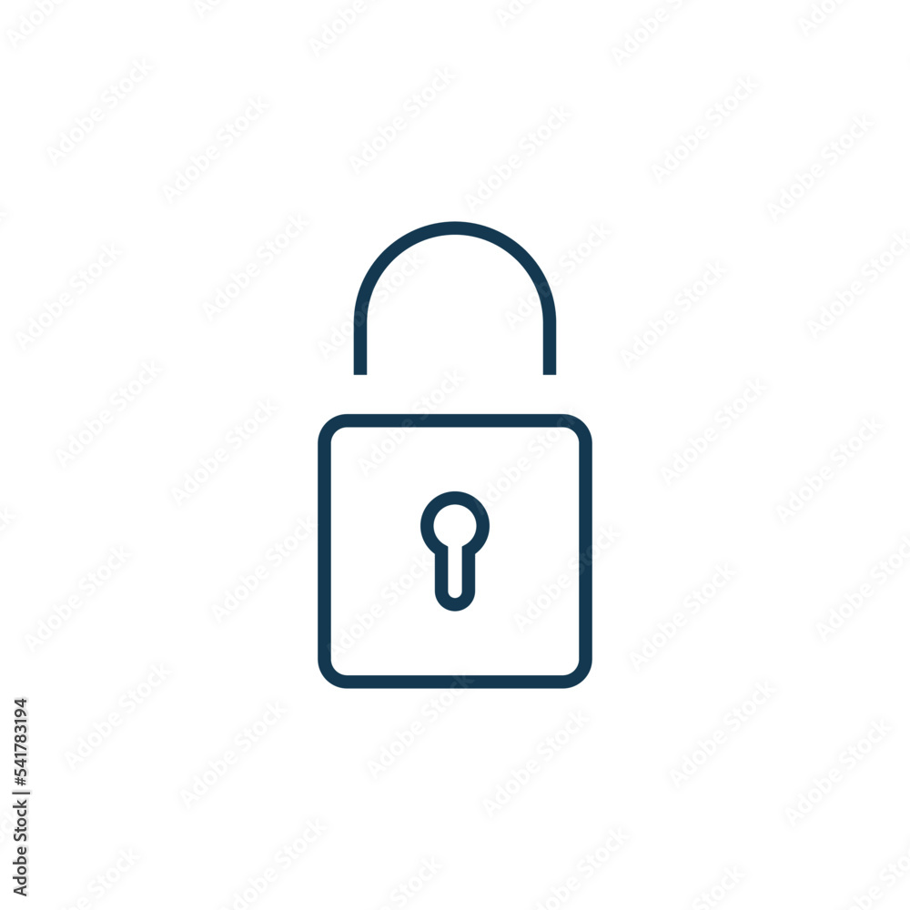 padlock icon vector logo template padlock icon vector logo template