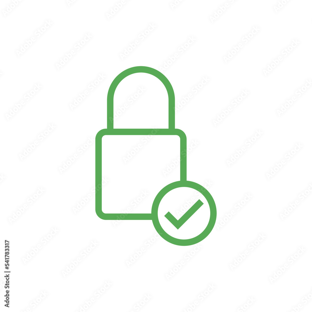 padlock icon vector logo template padlock icon vector logo template
