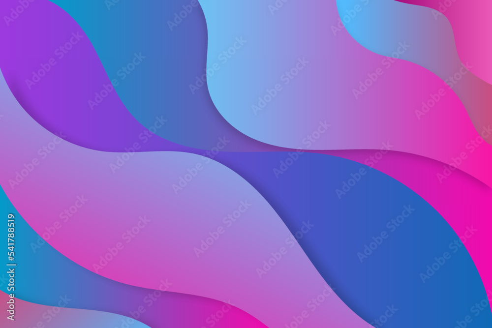 Fototapeta premium Colorful template banner with gradient color. Design with liquid shape.