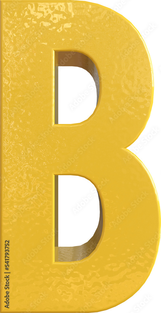 Alphabet Letter B 3D Render Character Alphabet Letter B 3D Render Character