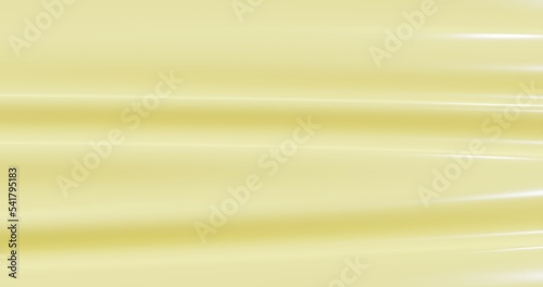 Yellow cloth satin texture background. 3d rendering. 