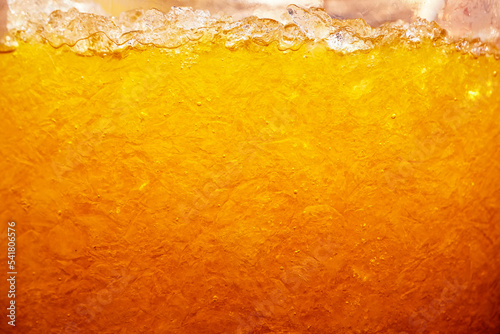 Wallpaper Mural Close up of ice in a glass of ice tea for background.  Torontodigital.ca