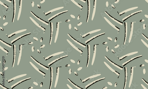 Ceramic Geo Tile. Symmetry Texture. Watercolor Geometric Pattern. Vector Seamless Illustration. Contrast Artistic Geometric Print. Olive Decorative Surface Pattern. Bohemian Ethnic Boho Print.