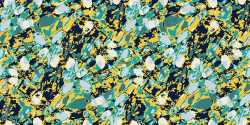 Tile pattern. Ethnic Pattern. Borders. Bohemian Pattern. Teal Hippie Swirls Abstract Seamless Marble Texture. Teal Tie Dye Tile. Watercolor Texture. Vector Marble Texture Seamless.