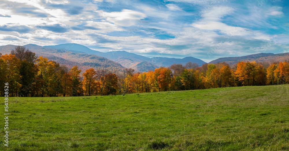 Autumn landscape, Walcott, Vermont, USA