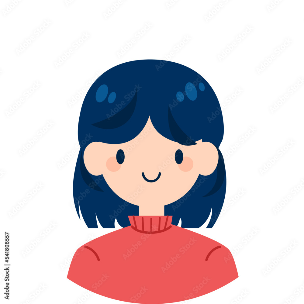 Avatar profile. Vector illustrations for website, social networks, user profile icon Avatar profile. Vector illustrations for website, social networks, user profile icon