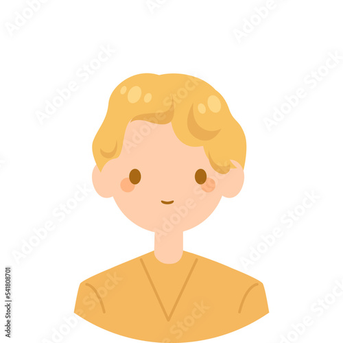 Avatar profile. Vector illustrations for website, social networks, user profile icon