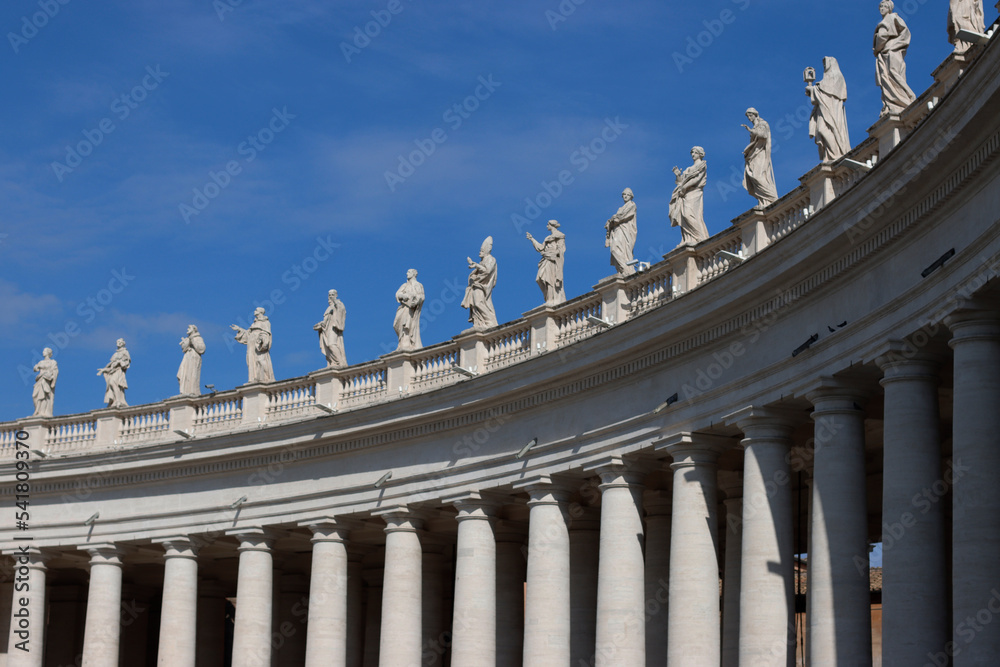 Detail of San Pietro Basilica in Vatican City