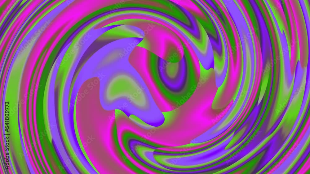 Abstract twisted mix color liquid animation