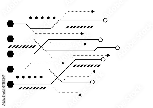 abstract background technology high tech circuit board 