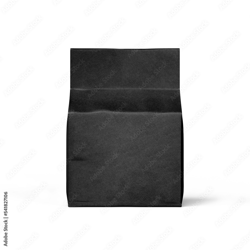 Blank Paper bag packaging Mockup as Coffee Bag or nuts bag for branding ...