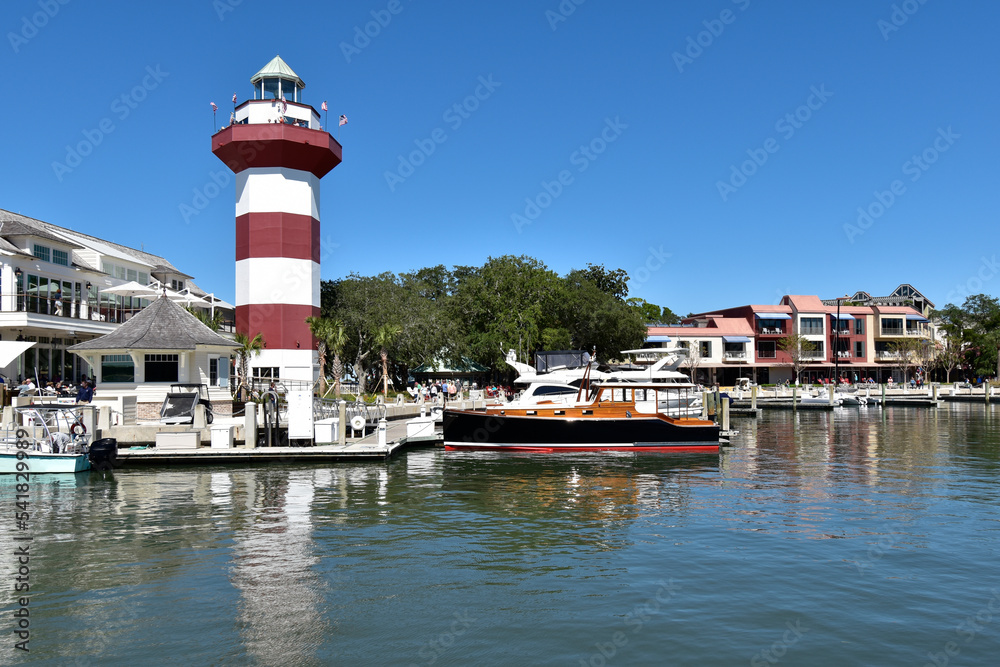A picturesque day at Harbour Town on Hilton Head Island, South Carolina.