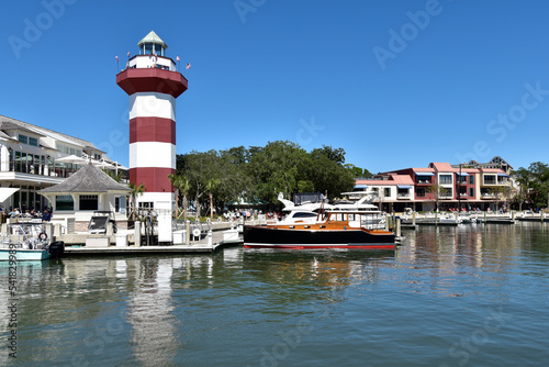 A picturesque day at Harbour Town on Hilton Head Island, South Carolina.