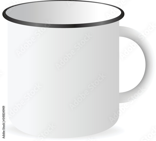 A vector camping mug for artwork mockups