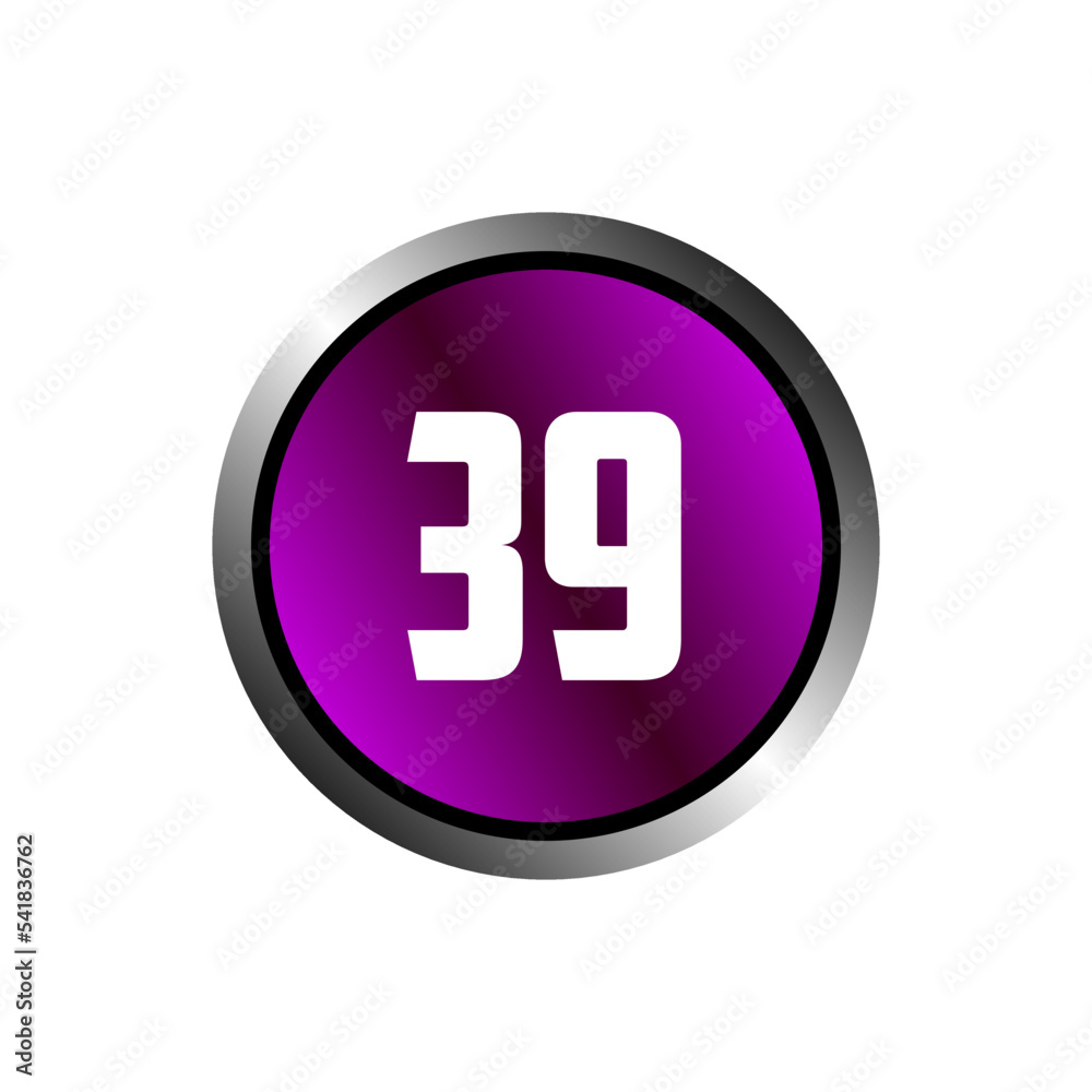 Numeric icon vector design templates Numeric icon vector design templates