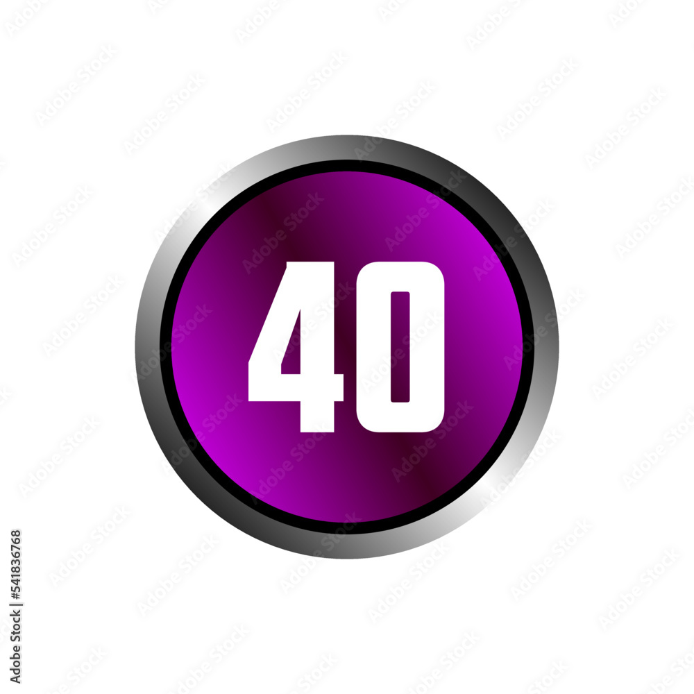 Numeric icon vector design templates Numeric icon vector design templates