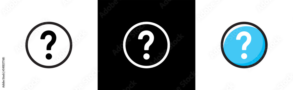 Question mark icon symbol signs, vector illustration Question mark icon symbol signs, vector illustration