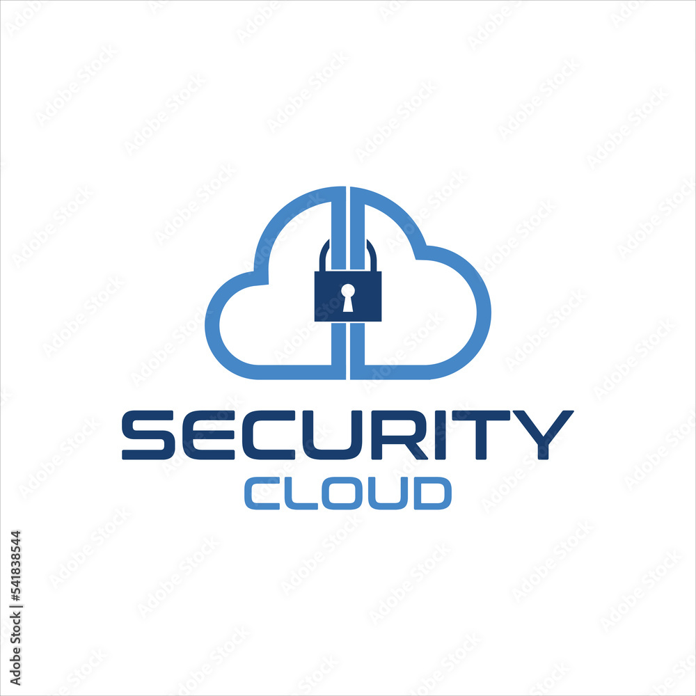 security cloud logo design template security cloud logo design template
