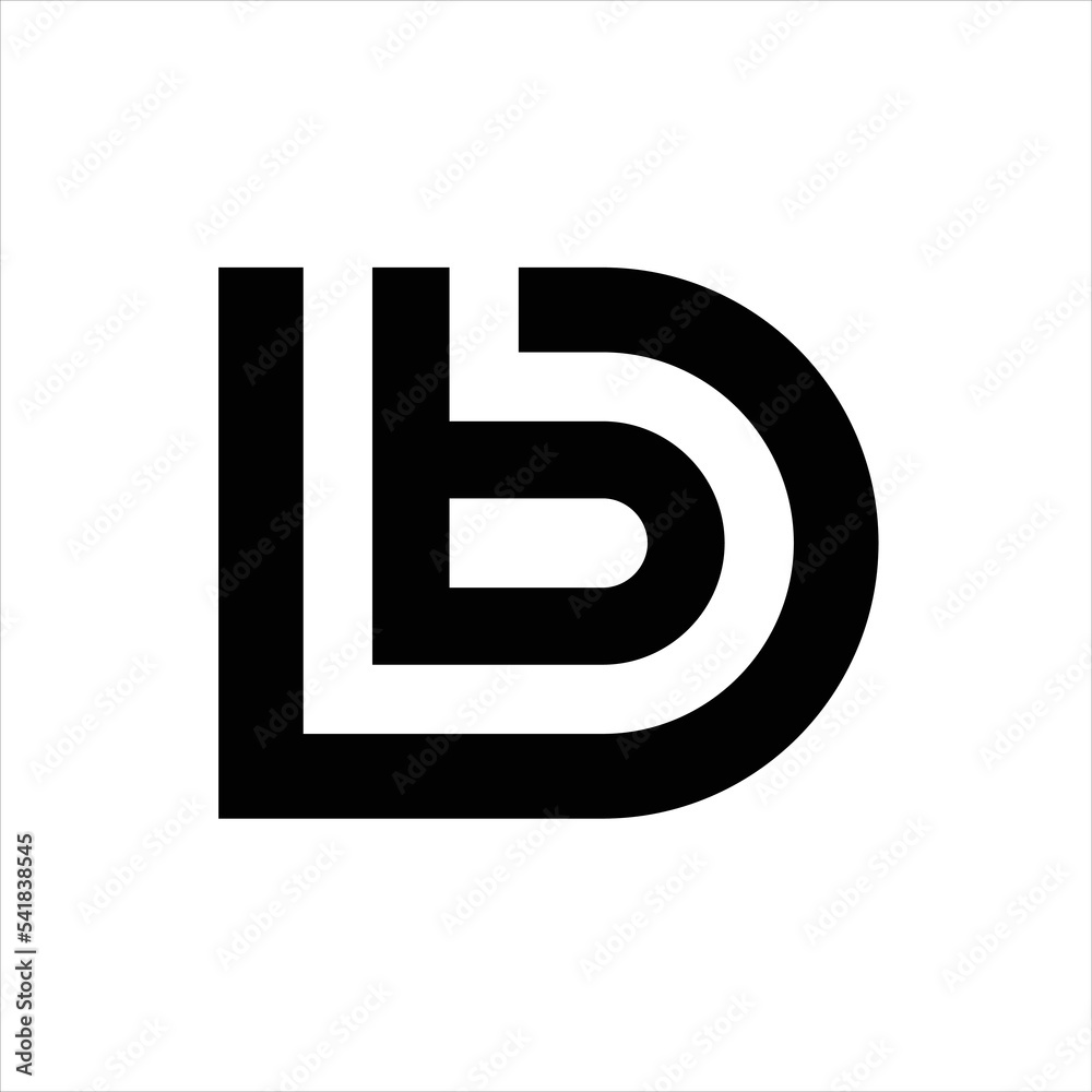 letter DB logo simple for your inspiration letter DB logo simple for your inspiration
