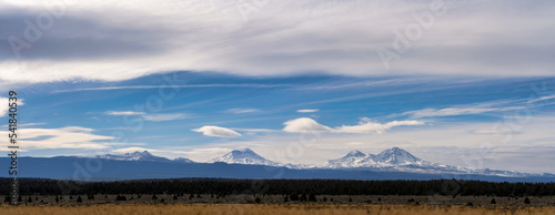 A autumn storm brings the first snowfall of the season to the Cascades in Central Oregon