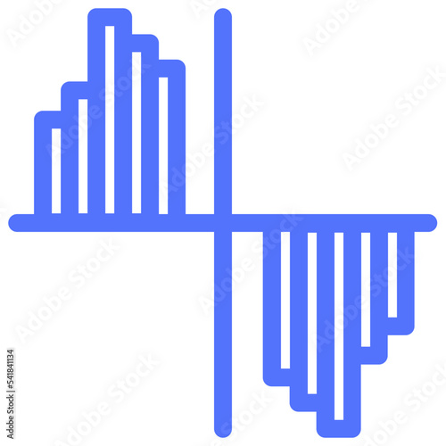 analysis data analytics line icon