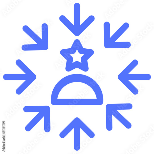 celebrity famous line icon