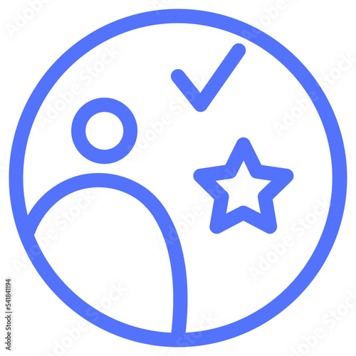 celebrity line icon