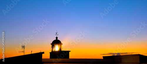 the lighthouse of Capo Vaticano Calabria Italy