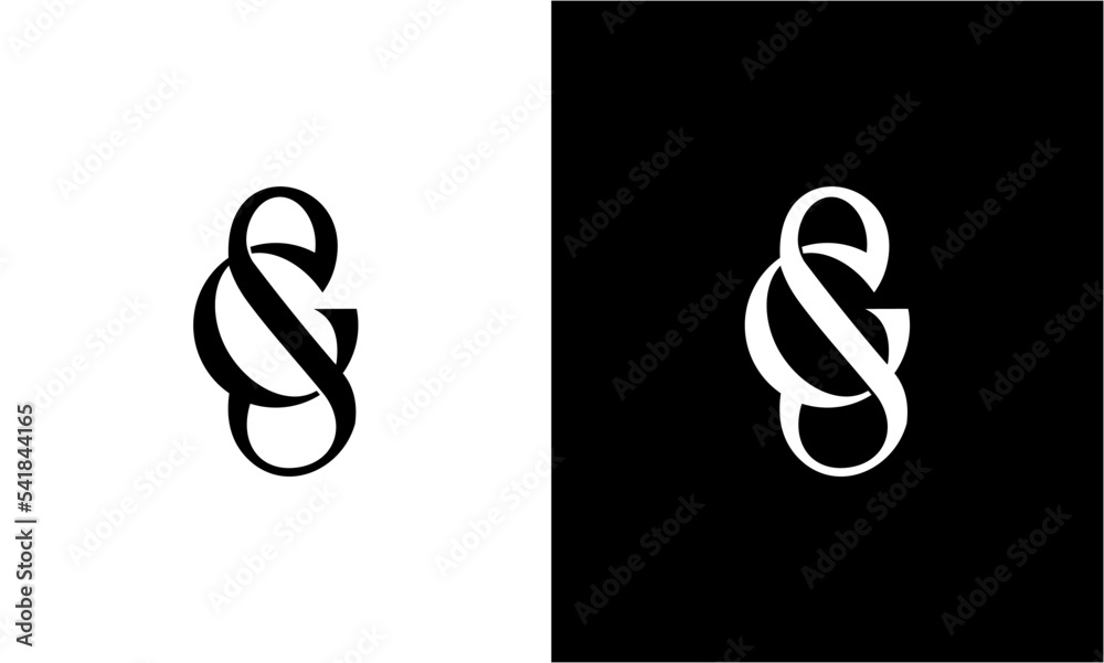 letter cs logo design