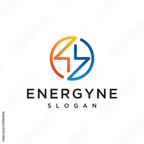 Free Download Vector graphic of energy logo design template - GFXLoad